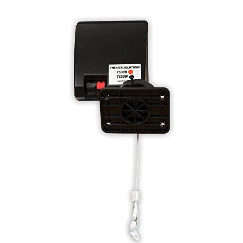 Theater Solutions Theater Solutions TS30B Mountable Indoor Speakers Black Bookshelf 5 Piece Pack