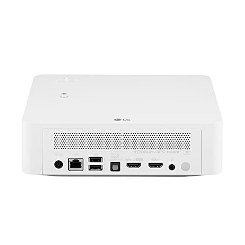 LG LG PF610P 120 Full HD (1920 x 1080) LED Portable Smart Home Theater CineBeam Projector, 1000 ANSI lumen, Disney+, YouTube, Apple TV and Wireless Mirroring with MiraCast