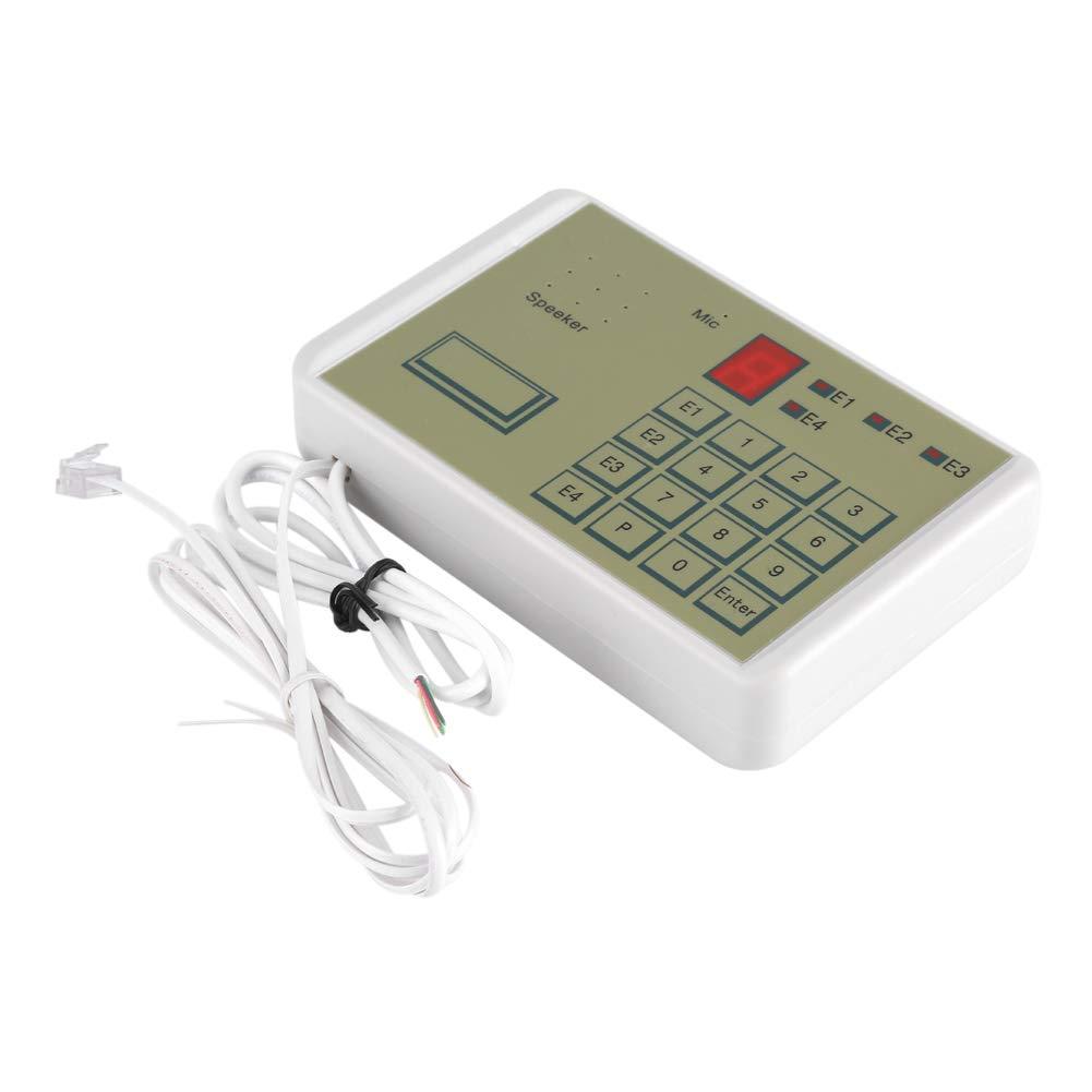 GLOGLOW Telephone Dialer, Wired Telephone Voice Auto dialer Burglar Security Wired Home Security System with Phone Dialer House Office Alarm System