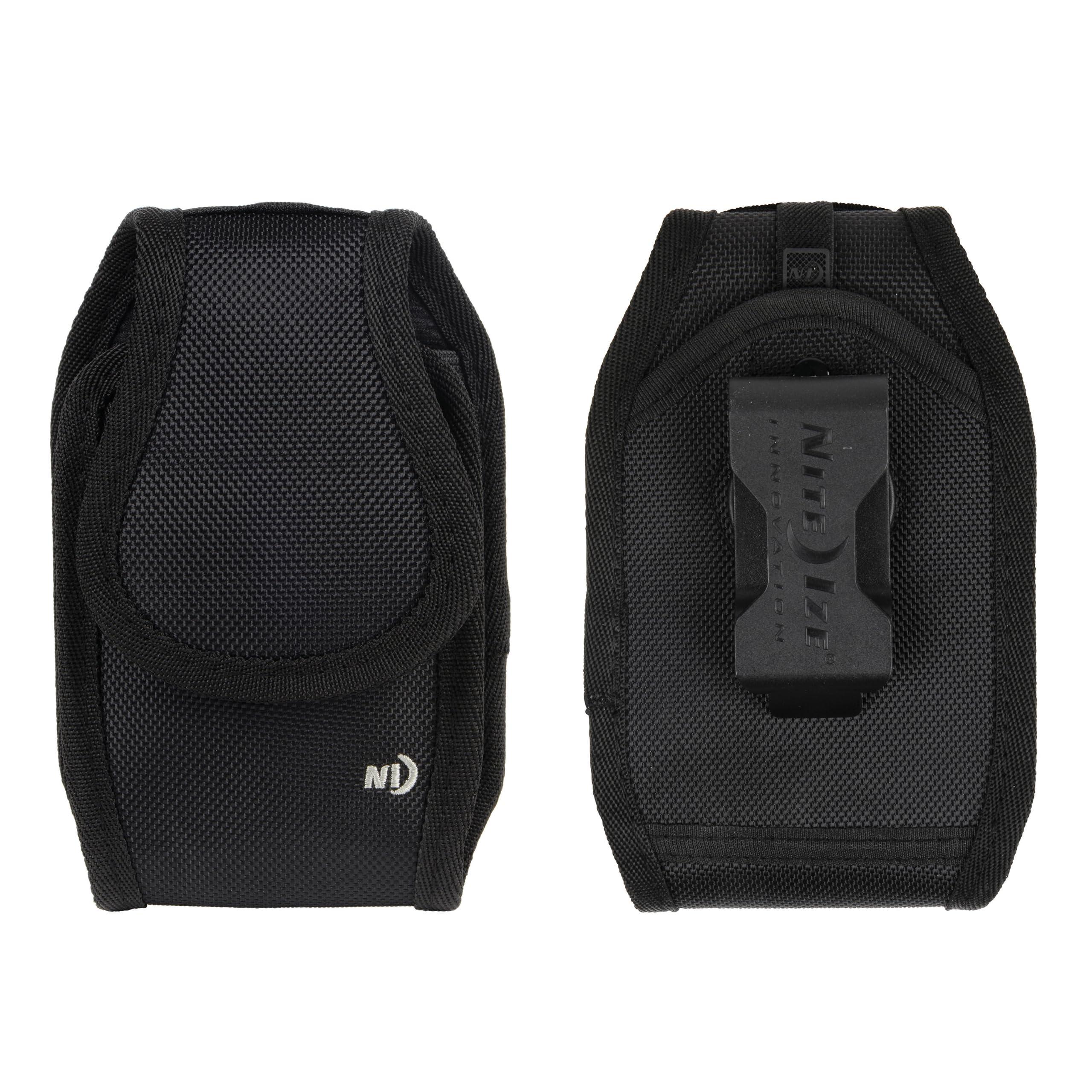 Nite Ize Nite Ize Clip Case Cargo Universal Rugged Phone Holster - Phone Holster for Men\'s & Women\'s Belts - Phone Utility Belt Pouch - Phone Accessories - Cell Phone Holster - Large, Black