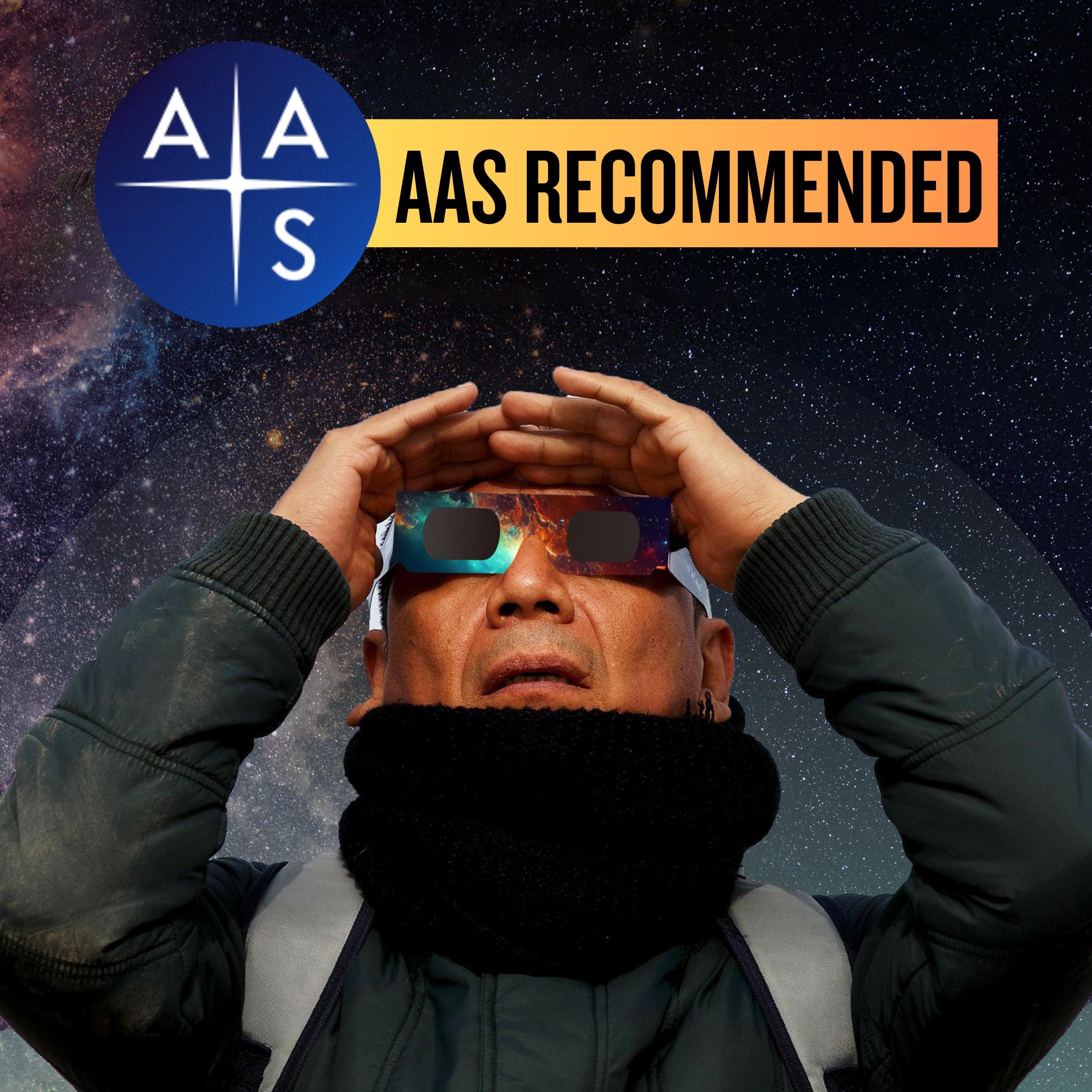 Helioclipse Solar Eclipse Glasses AAS Approved 2024 - [12 Pack] Trusted for Direct Solar Eclipse Viewing - ISO 12312-2 & CE Certified