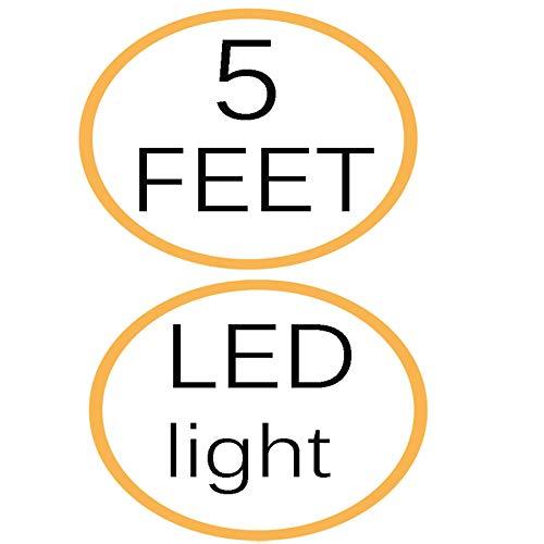 GUY-TECH AC Adapter for Brookstone FSM010BLB Digital Picture Photo Frame DC Power Supply Charger Cord Cable, 5 Feet, with LED Indicator, Compatible Replacement