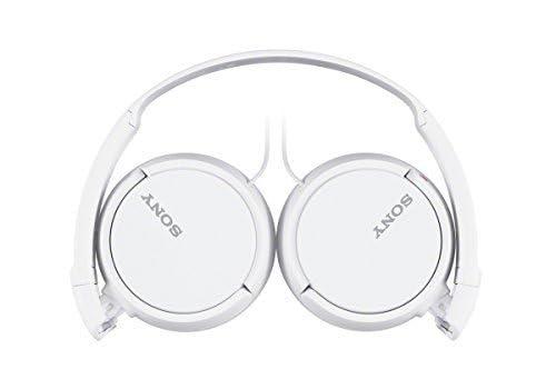 Sony Sony ZX Series Wired On-Ear Headphones with Mic, White MDR-ZX110AP