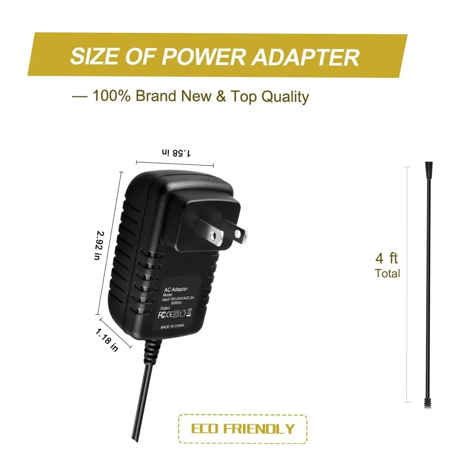 Ddkxndb Ddkxndb US AC/DC Adapter Wall Charger for Verizon Ellipsis 8 Tablet Power Supply Cord