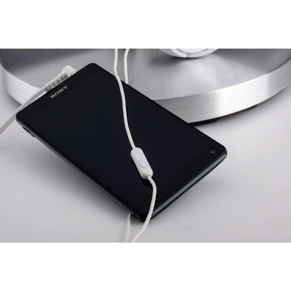 Sony Sony ZX Series Wired On-Ear Headphones with Mic, White MDR-ZX110AP