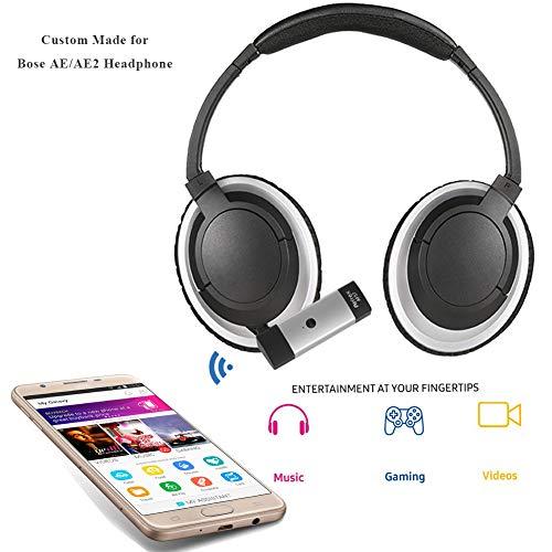 Airfrex Airfrex Wireless Bluetooth Adapter for Bose SoundTrue 2 and SoundTrue Around-Ear II (AE2) and OE2 (OE2), Bose Soundtrue Replacement Cord Cable Adapter