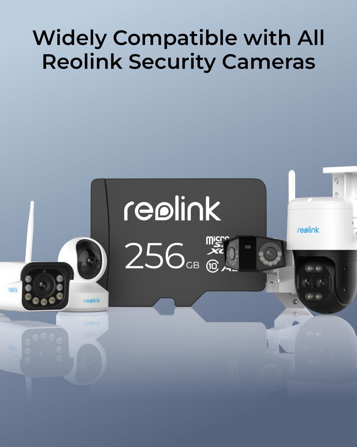 REOLINK REOLINK 5MP IndoorCam Bundle with 256GB Micro SD Card, 2.4/5Ghz WiFi, 3X Optical Zoom, Ideal for Baby Monitor/Pet Camera, Cloud/SD Card Storage, Two-Way Talk