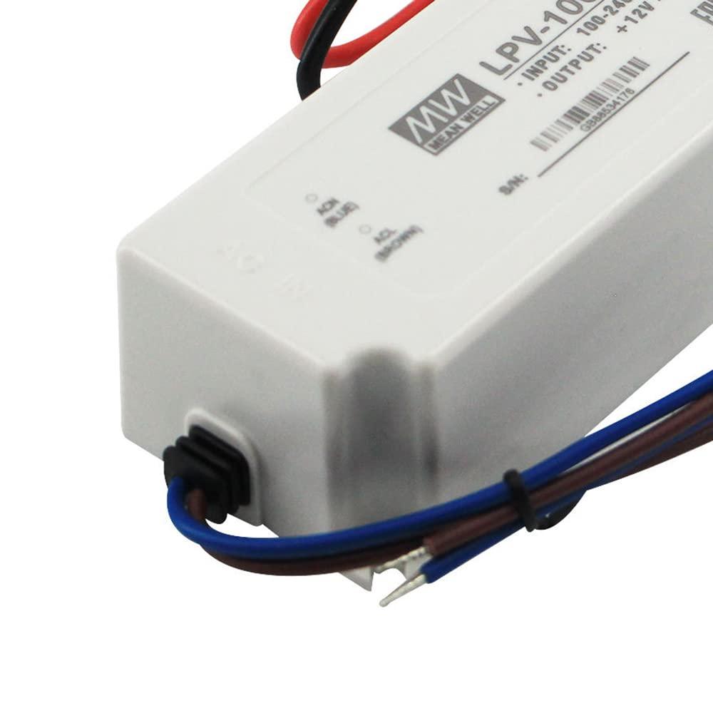 EnhanBili LPV-100-12 Mean Well 102W 12V 8.5A Switching Power Supply MeanWell LPV-100-12