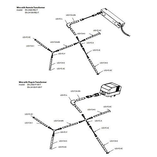 WAC Lighting WAC Lighting LED-T24P-1-WT 3000K 1-Feet InvisiLED Pro Light