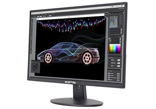 Sceptre Sceptre 24 Inch 75Hz 1080p LED Monitor with Build-in Speakers HDMI VGA Ports, New Black 2019 (E248W-1920)
