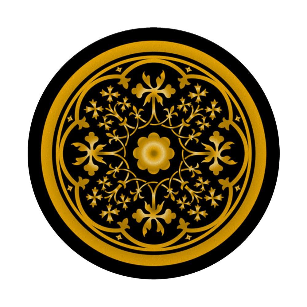 Awayk Mandala Pop Phone Grip For Smartphones & Tablets PopSockets PopGrip: Swappable Grip for Phones & Tablets PopSockets Adhesive PopGrip