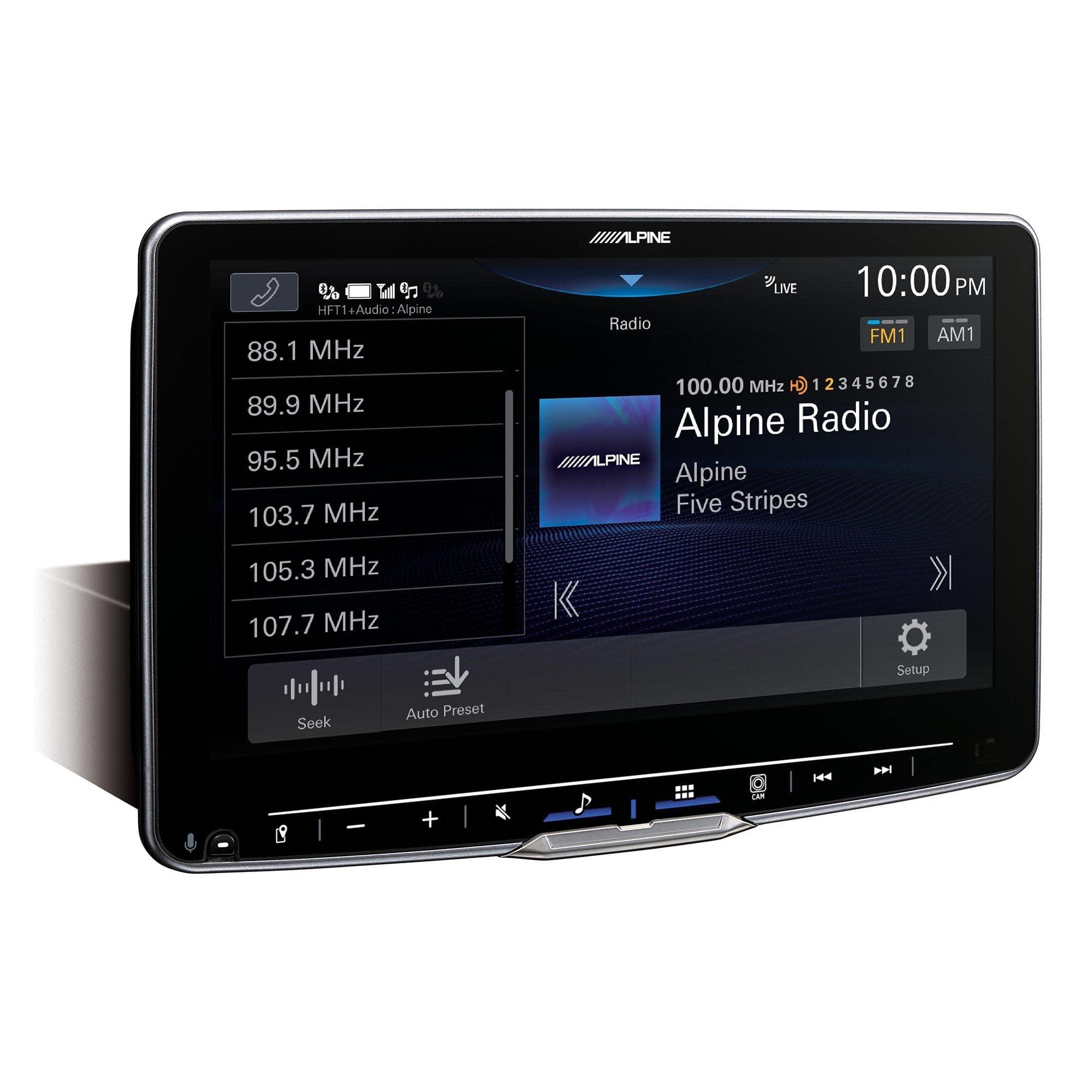 Alpine Alpine ILX-F509 Halo9 9\" Multimedia Touchscreen Receiver w/ 2 Pairs Alpine SXE-1726S 6.5\" Coax & Power Pack