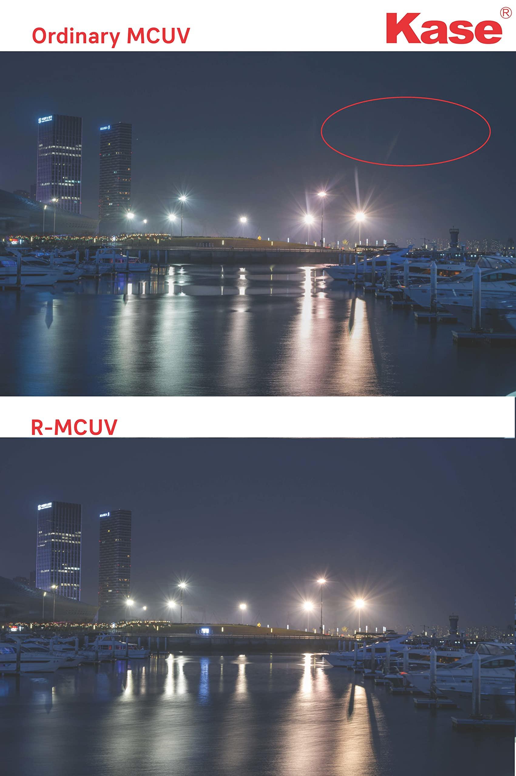 Kase KASE 62mm R-MCUV Screw-in Filter Anti-Ghosting Anti-Flare Low Reflection Optical Glass