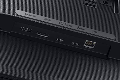 SAMSUNG SAMSUNG TU872 Series 32-Inch Viewfinity 4K UHD (3840x2160) Computer Monitor, Thunderbolt 3 Daisy Chain, HDMI, Display Port, Height Adjustable Stand, 3 Yr WRNTY (LF32TU872VNXGO)