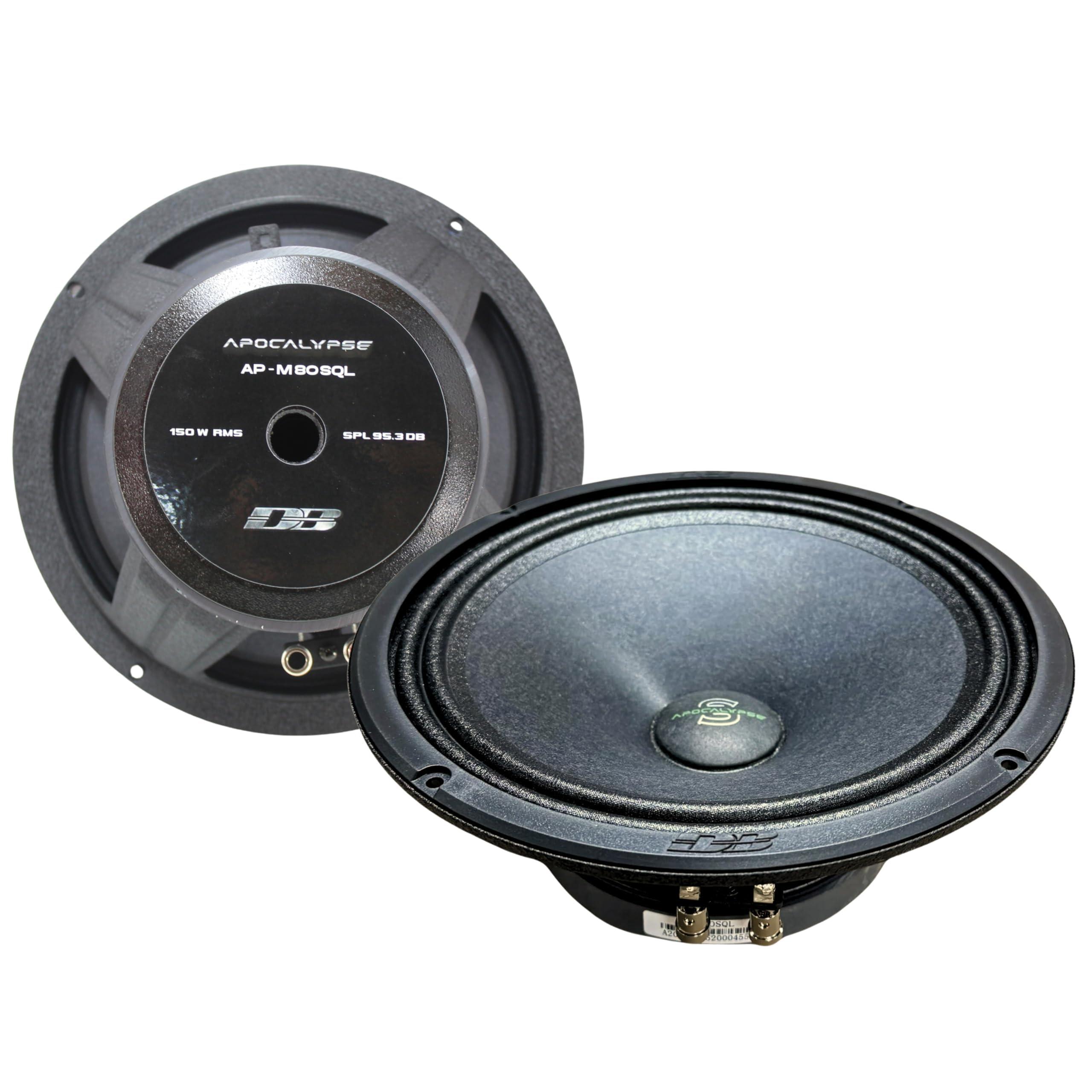 Deaf Bonce Deaf Bonce (Pair Apocalypse 8\" 4-Ohm 300W Peak Mid-Range Speakers AP-M80SQL