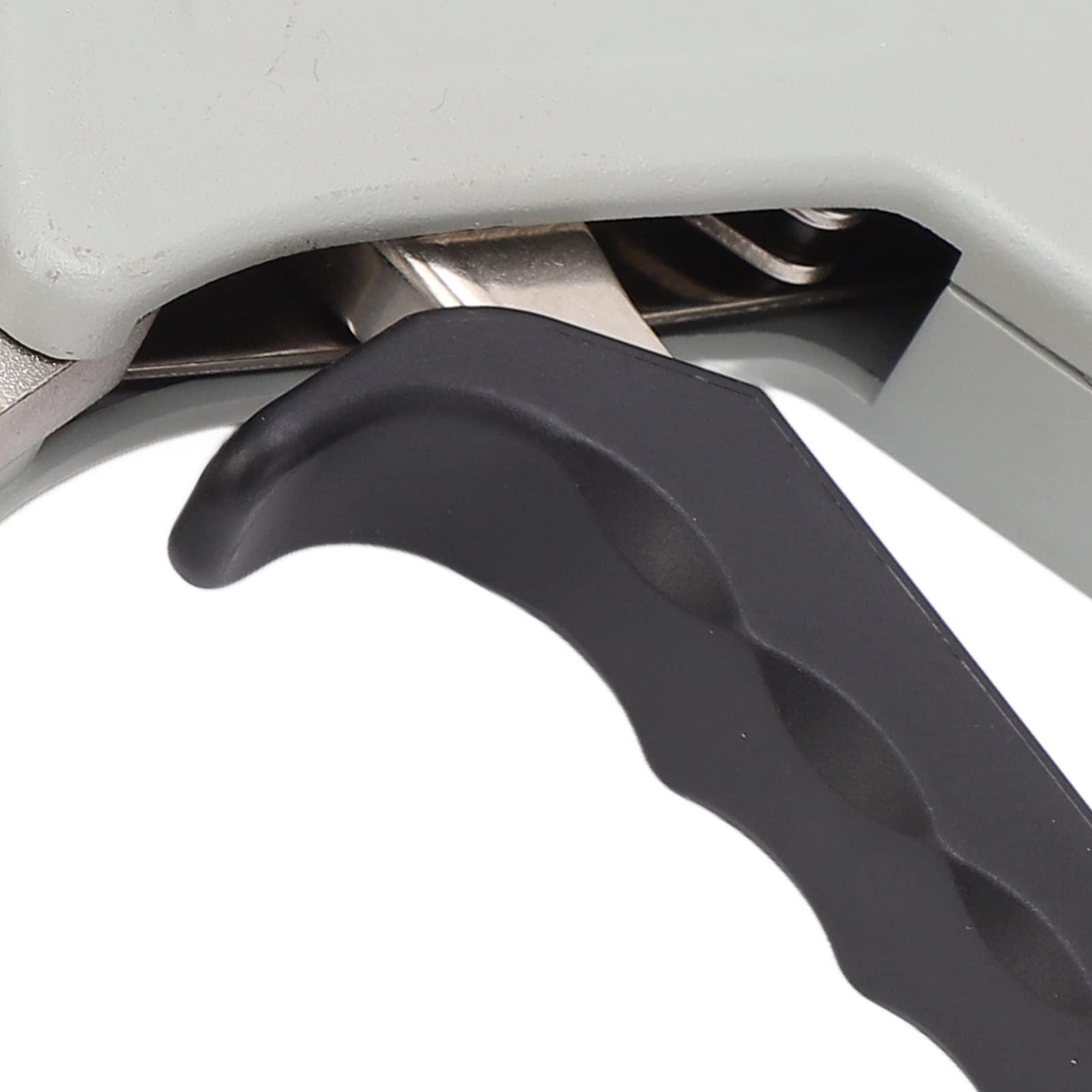 Tomotato Stainless Steel Cable Tie Gun, Zip Tie Gun Automatic Cable Tie Cutter Tightening Tool for Fixing Fences Pipes