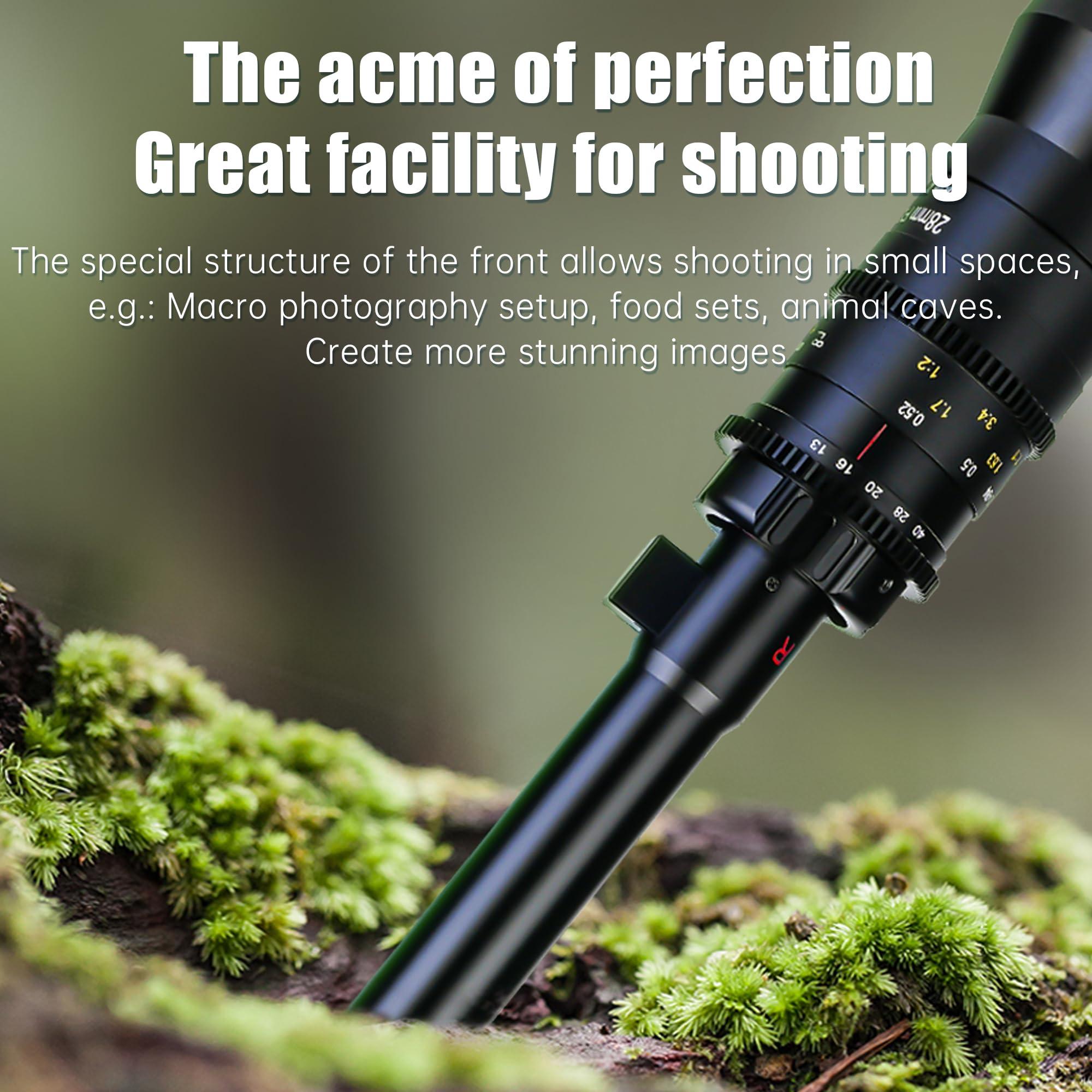 AstrHori AstrHori 28mm F13 Micro Probe Lens 2X Full Frame Specialty Lens 90 Built-in Corner Light for Mirrorless Cameras (for Nikon Z Mount)