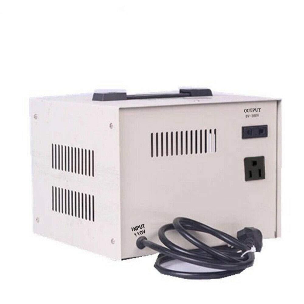 YIYIBYUS STG-1000W Single Phase Autotransformer Transformer, 0-300V AC Variac Autotransformer Voltage Regulator Power Supply 110V