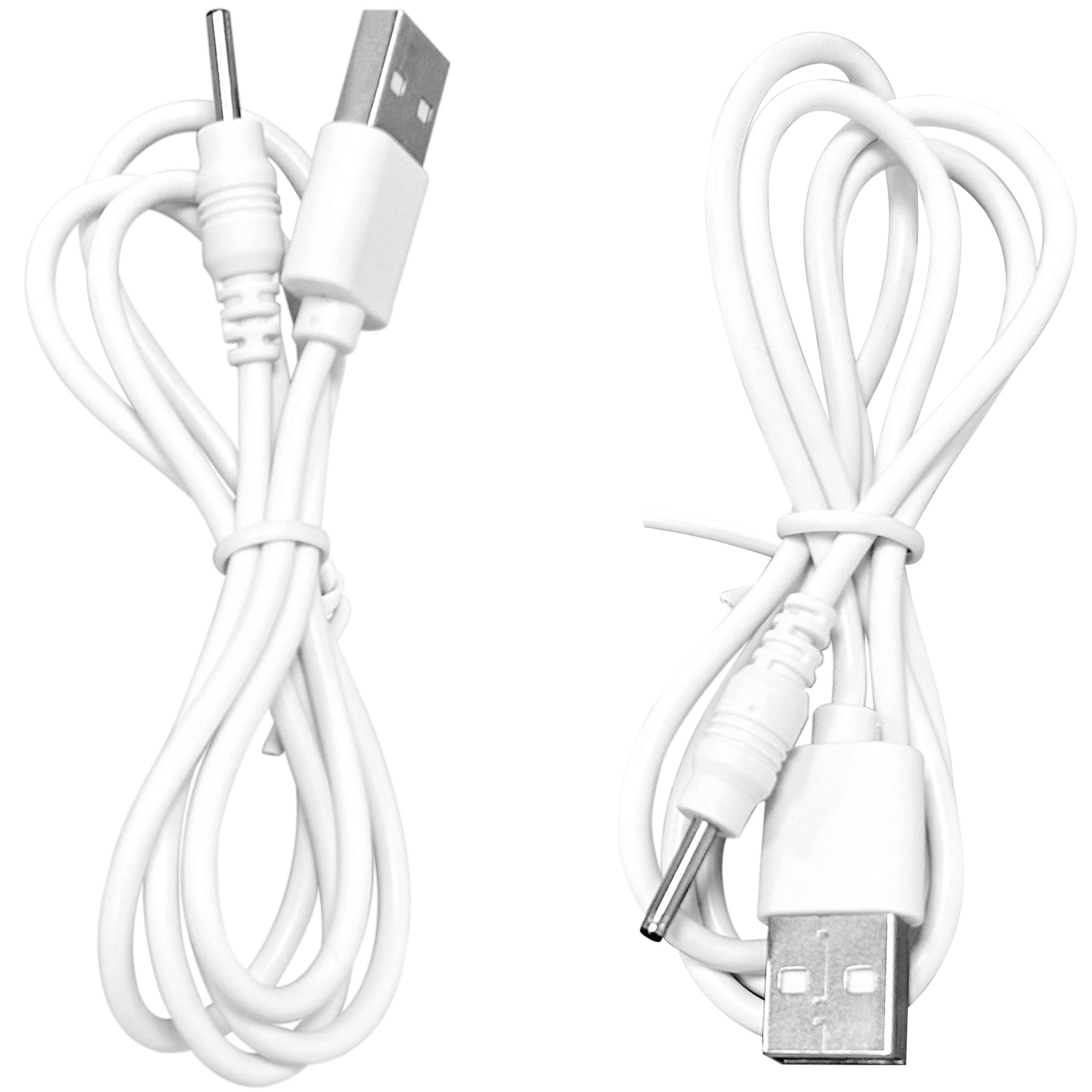 BabyValley BabyValley Charging Cable Replacement for Womanizer Pro 40 Barrel Jack USB Charger Cord for Womanizer Pro 40 Accessories (100cm, White, 1)