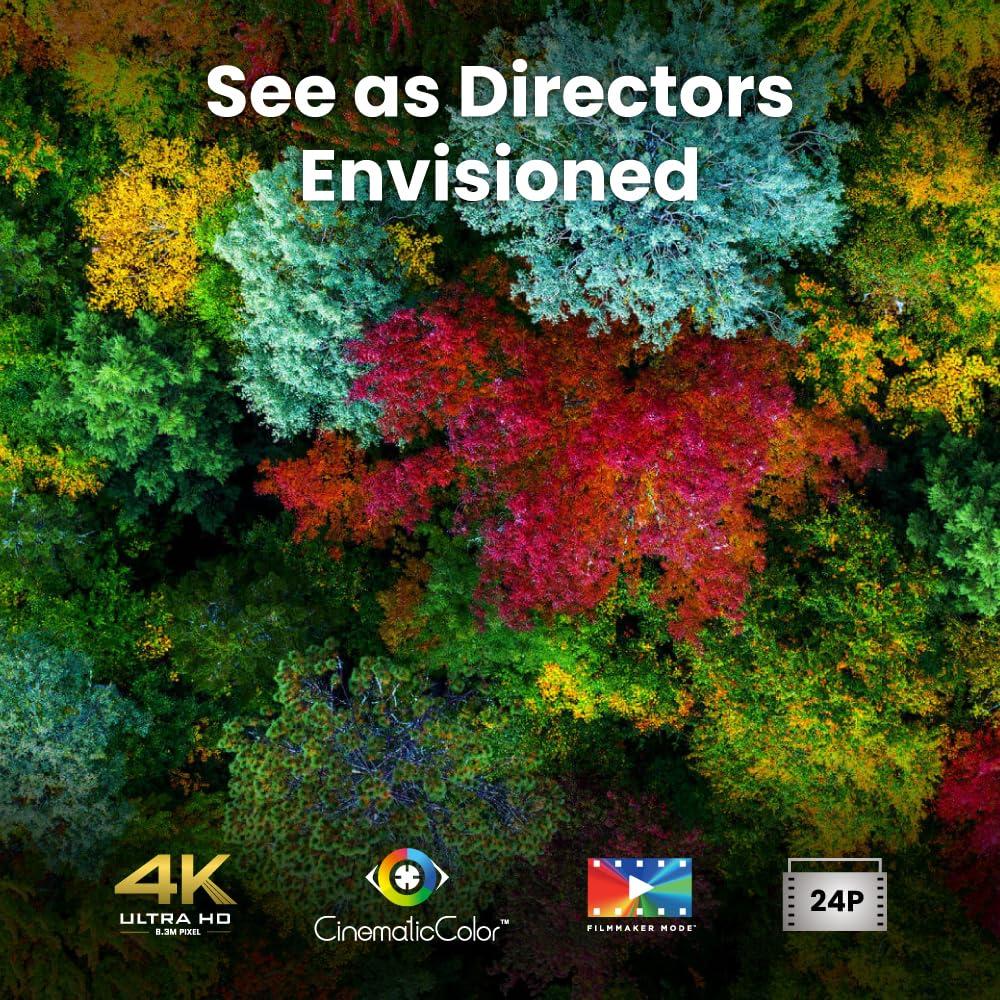 BenQ BenQ HT3560 True 4K Ultra HD Home Cinema Theater Projector 2200 Lumens | HDR10+ Cinematic Color | Auto vertical Keystone | HDMI Universal connectivity | 10W built-in speakers | Long Throw