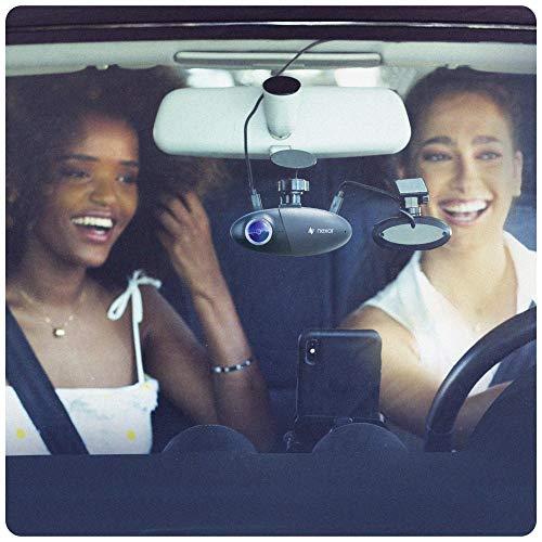 Nexar Nexar Pro Dual Dash Cam - 1 Year Nexar App Subscription Included - Unlimited Cloud Storage, Drive Recordings, Parking Mode, Night Vision, All Inside The Nexar App - WiFi HD Front Dash Cam (32 GB SD)