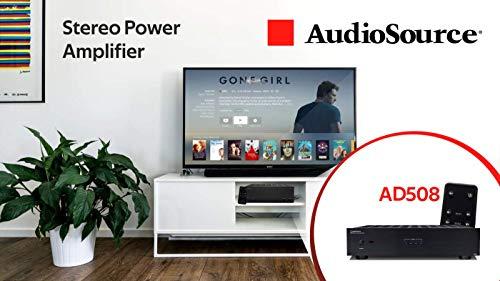 Audiosource AudioSource Digital Amplifier, 8 Channels Stereo Versatility D Amplifier AD508 for Home Sound Systems