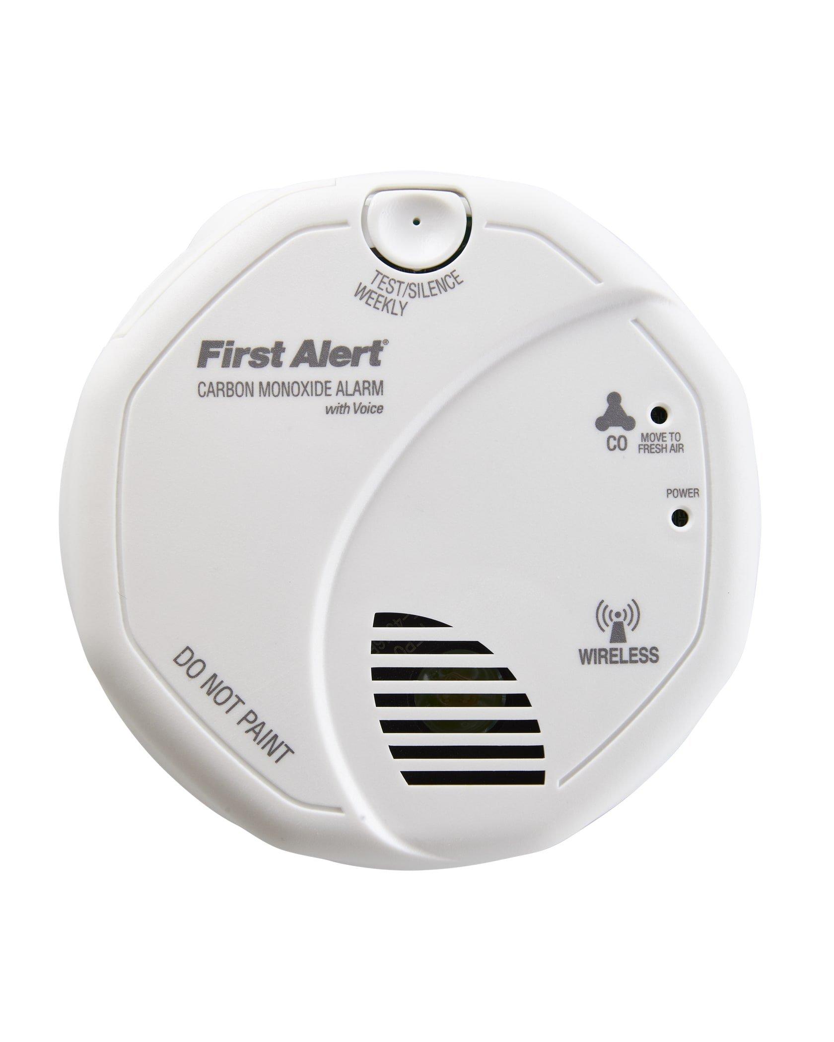 FIRST ALERT First Alert BRK CO511 Carbon Monoxide (CO) Detector Wireless Interconnected with Voice and Location
