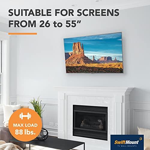 Swift Mount Swift Mount SWIFT410-AP Tilting TV Wall Mount for 26-inch to 55-inch TVs,Black