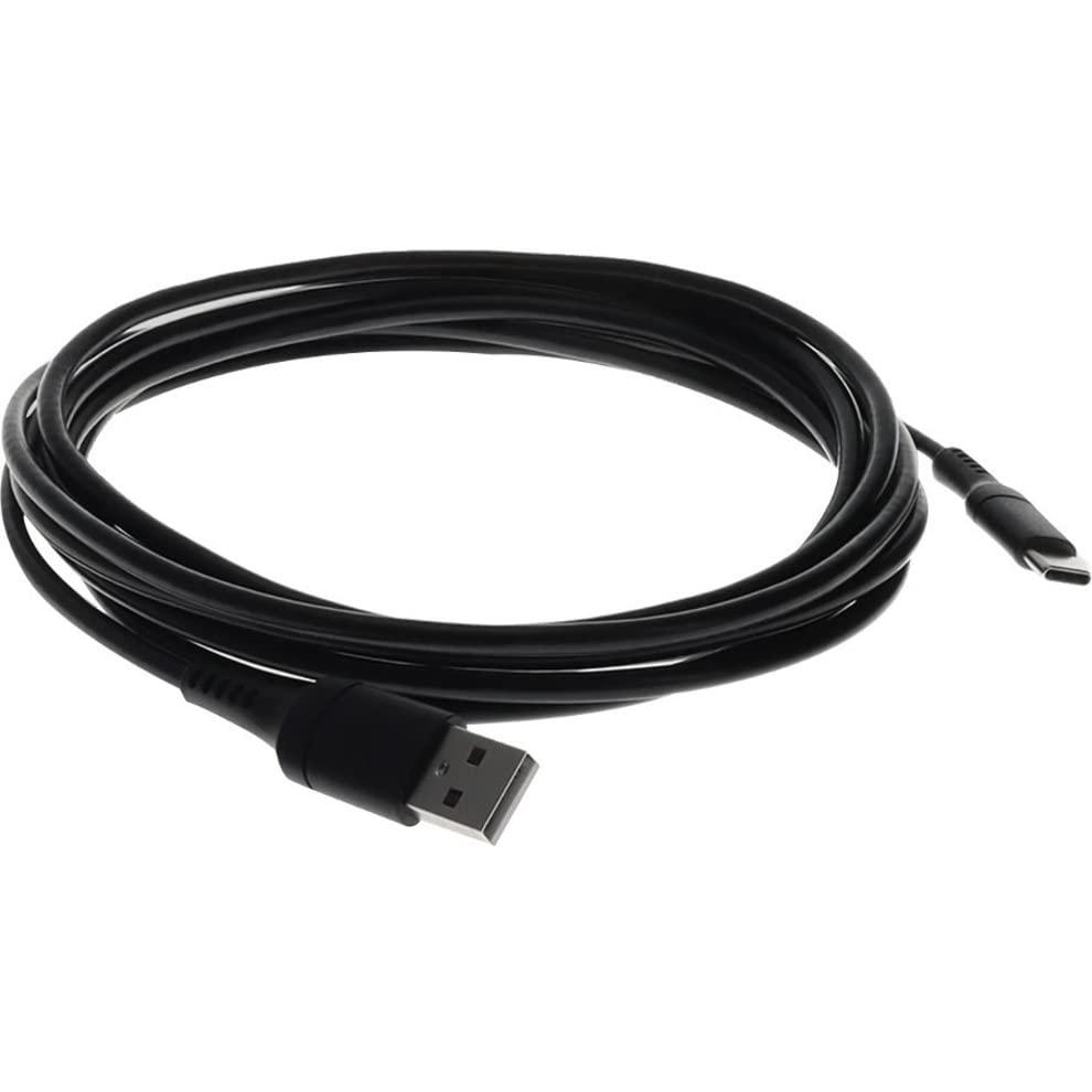 AddOn AddOn 1.0m (3.3ft) USB-C Male to USB 2.0 (A) Male Sync and Charge Black Cable