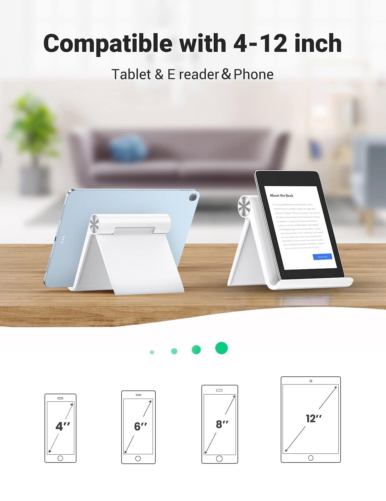 UGREEN UGREEN Tablet Stand Holder Adjustable White Bundle with Tablet Stand Adjustable Grey