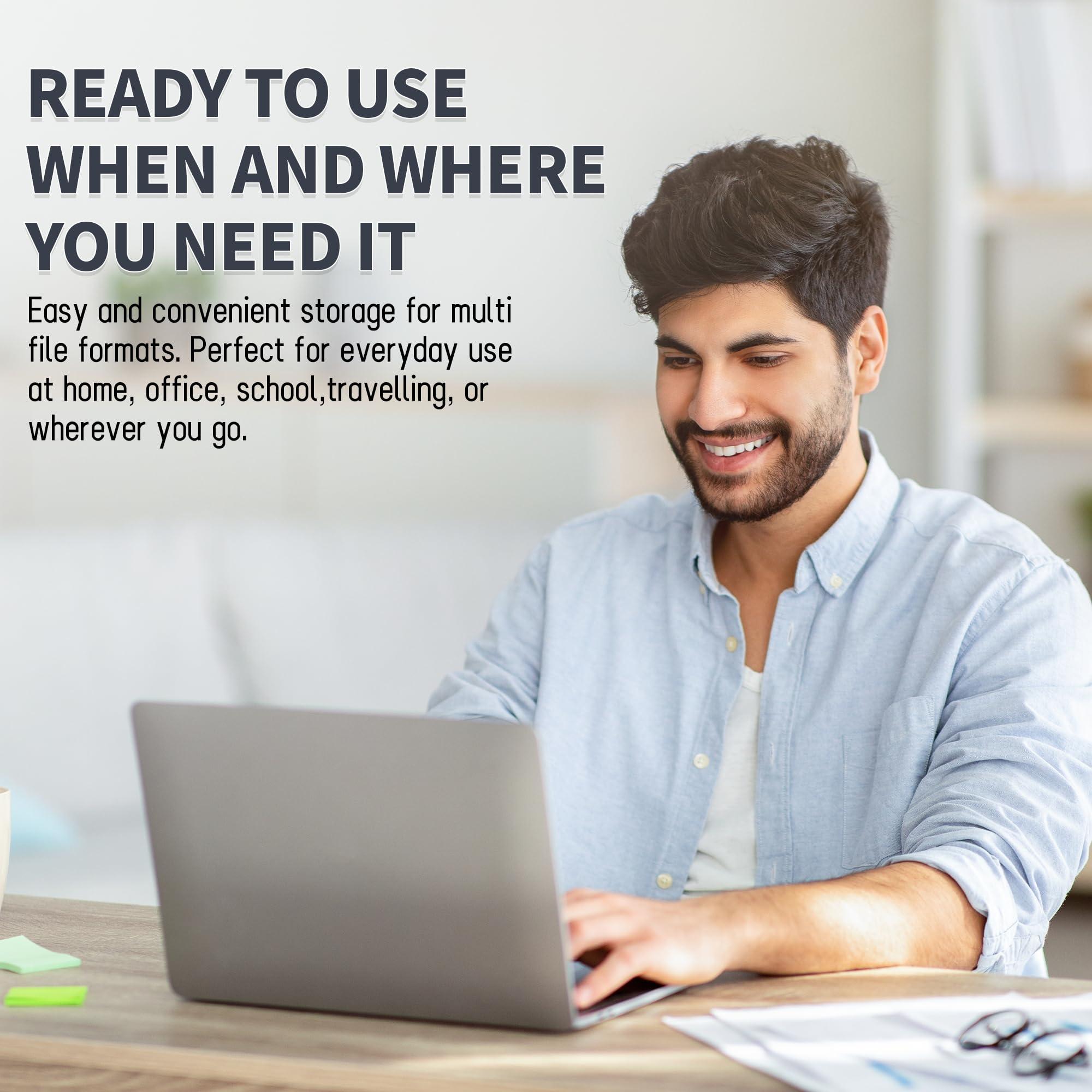 INLAND Micro Center SuperSpeed 5 Pack 64GB USB 3.0 Flash Drive Gum Size Memory Stick Thumb Drive Data Storage Jump Drive (64G 5-Pack)