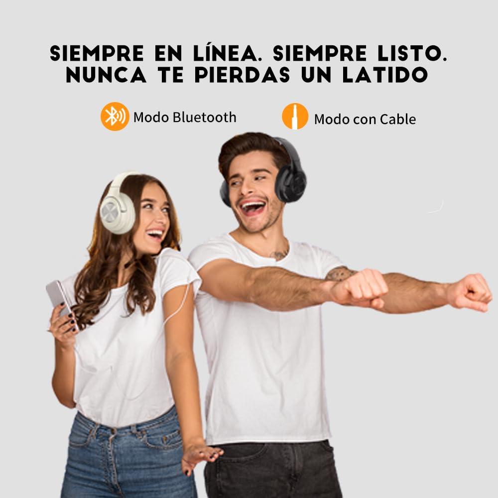 Bingozones Pink Headphones Wireless Bluetooth Headphone Over Ear 65 Hours Playtime Foldable Deep Bass HiFi Stereo Wireless On Ear Headsets with Microphone Lightweight Soft Earmuff, for Phone,TV,Travel Pink