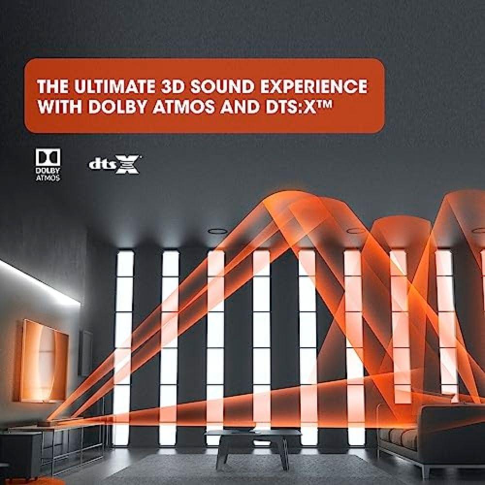 JBL JBL Bar 9.1 - Channel Soundbar System with Surround Speakers and Dolby Atmos, Black