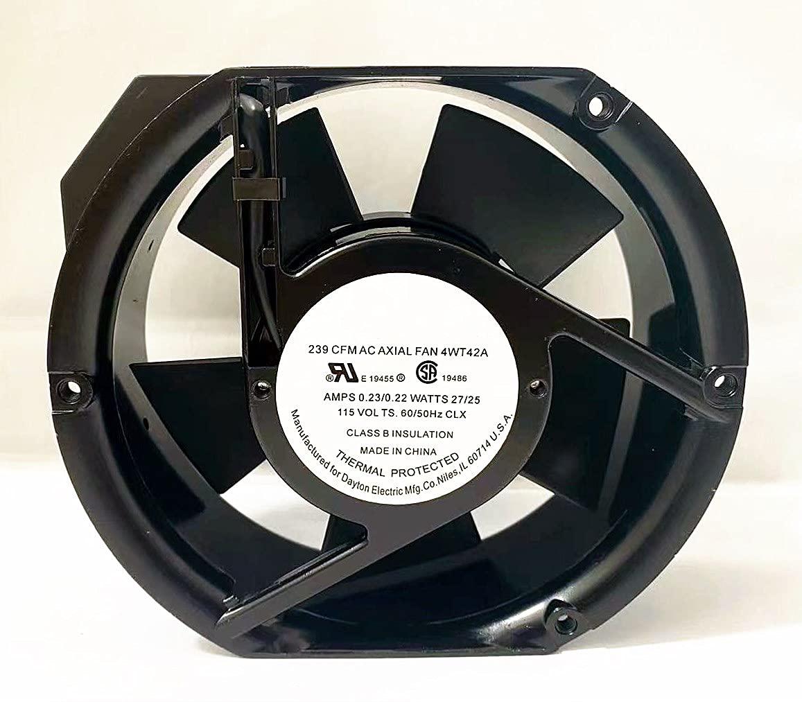 Jamds Mars 4WT42A 239 CFM AXIAL Fan 115 Volts, 0.23/0.22 AMPS, 27/25 WATTS 17251 Cooling Fan