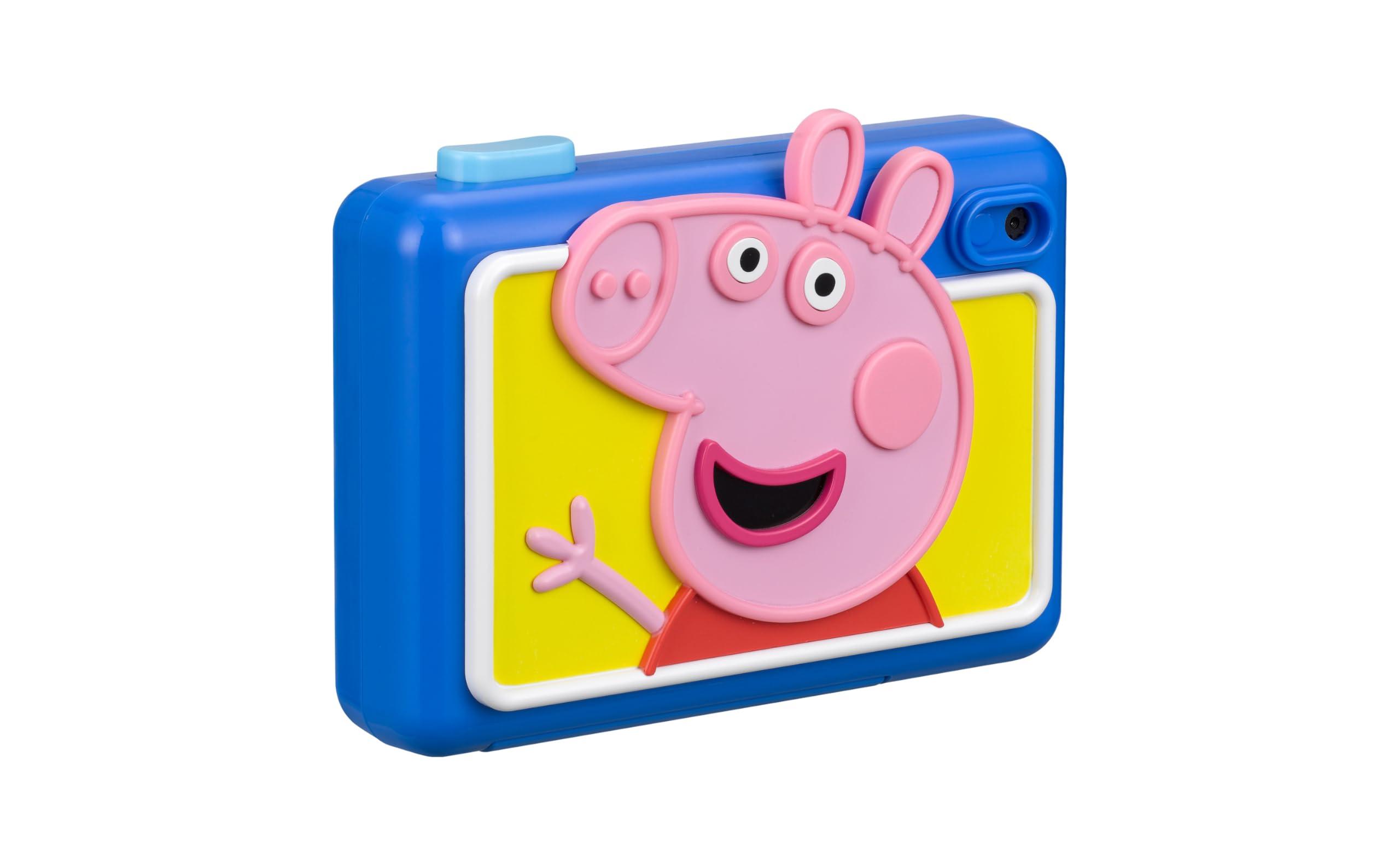 eKids ekids Peppa Pig Kids Camera with SD Card, Digital Camera for Kids with Video Camera, Built-in Digital Stickers for Fans of Peppa Pig Toys