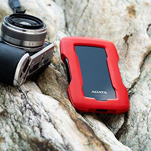 ADATA ADATA HD330 4TB USB 3.1 Shock-Resistant Extra Slim External Hard Drive Black (AHD330-4TU31-CBK)