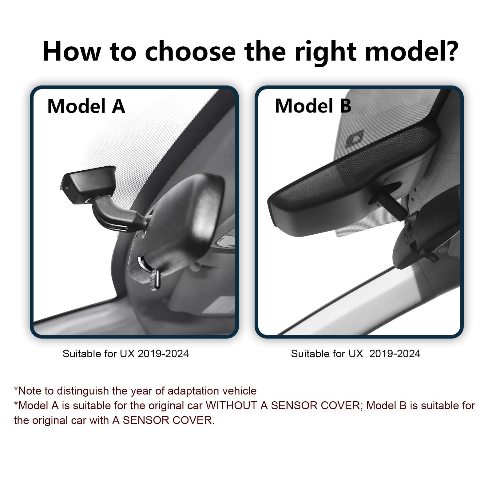 mangoal Mangoal Front 4K & Rear 1080p Dash Cam Custom for Lexus UX 2019-2025(Model B),UX200 250 Luxury F Sport, OEM Look, UHD 2160P Video, Parking Mode, WiFi & App, Loop Recording,128GB Card