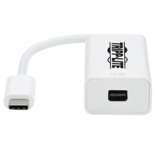 Tripp Lite Tripp Lite USB C to Mini DisplayPort Adapter Cable w Equalizer 8K White 6in (U444-06N-MDP8W)