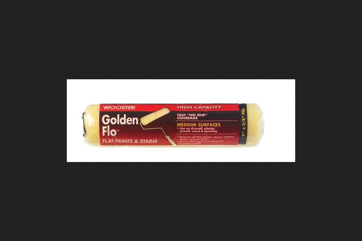 Wooster Wooster Brush RR660-9 Golden Flo Roller Cover, Yellow , 9-Inch