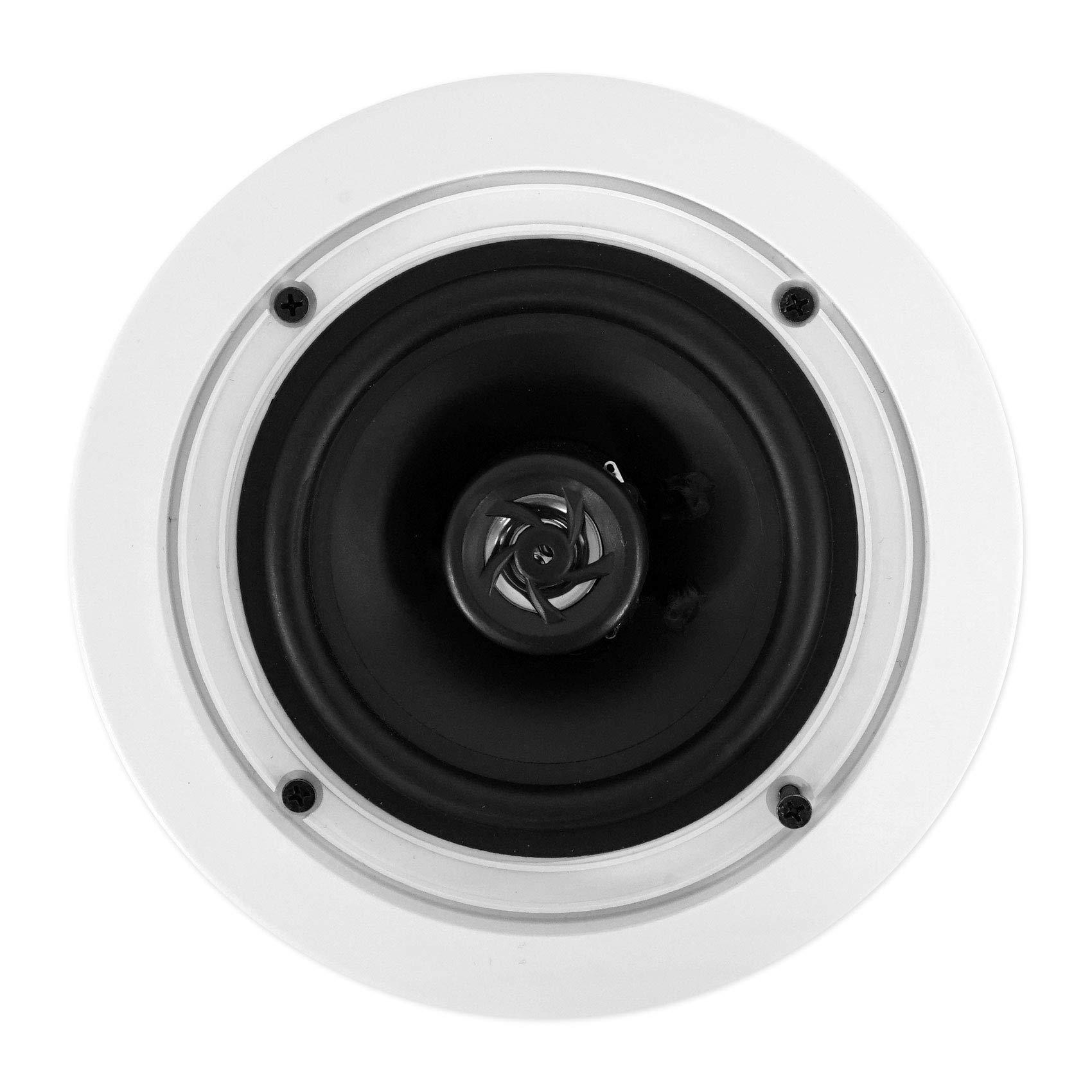 Rockville Rockville Home Audio System+8 5.25" White Ceiling Speakers 4 Bedroom/Living Room/Bathroom