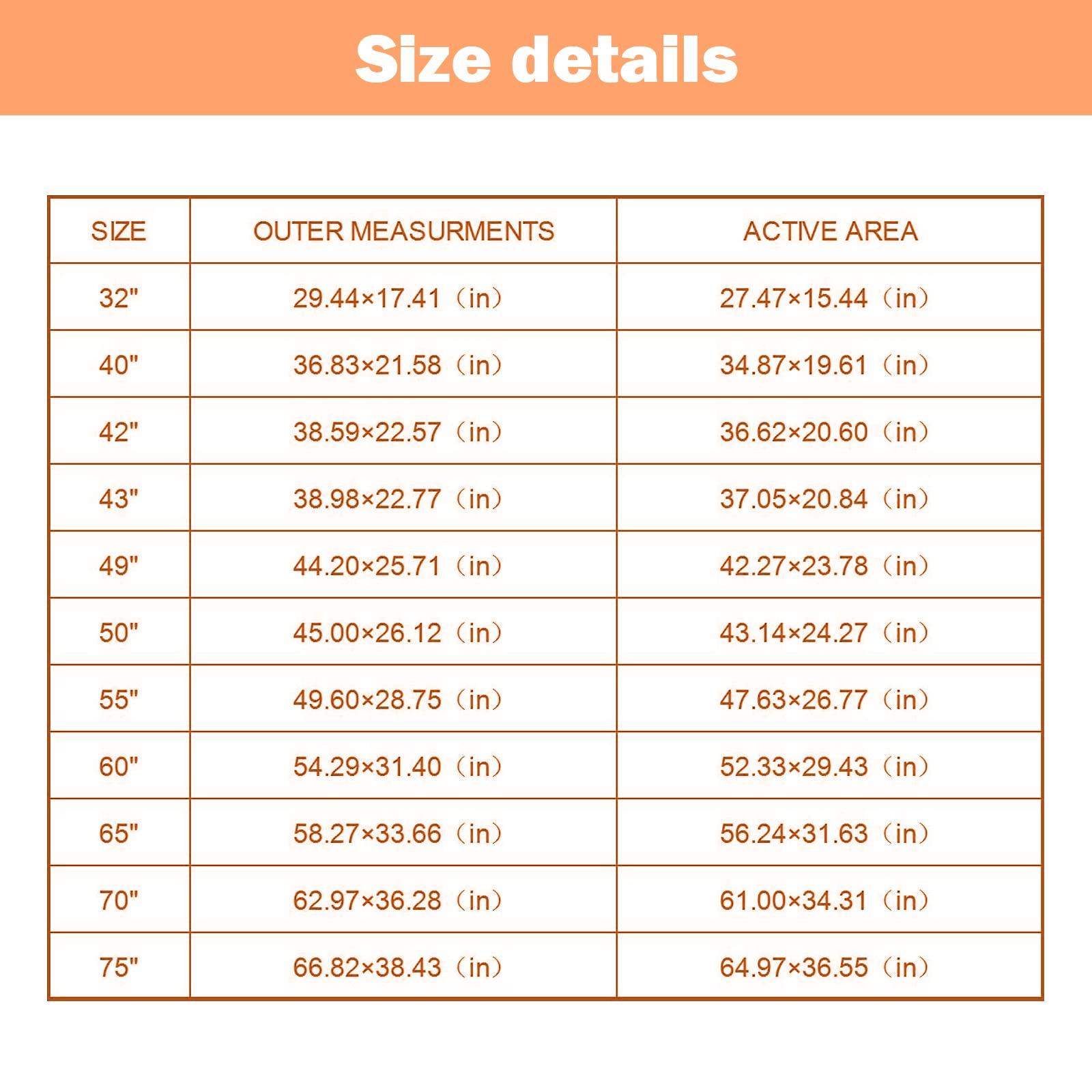 Senisway Senisway Infrared Touch Screen Frame 42 Inch 10 Points Multi-Touch, IR Touch Screen Without Glass, USB Interface, for LCD Monitor for Touch Monitor TV Touch Whiteboard