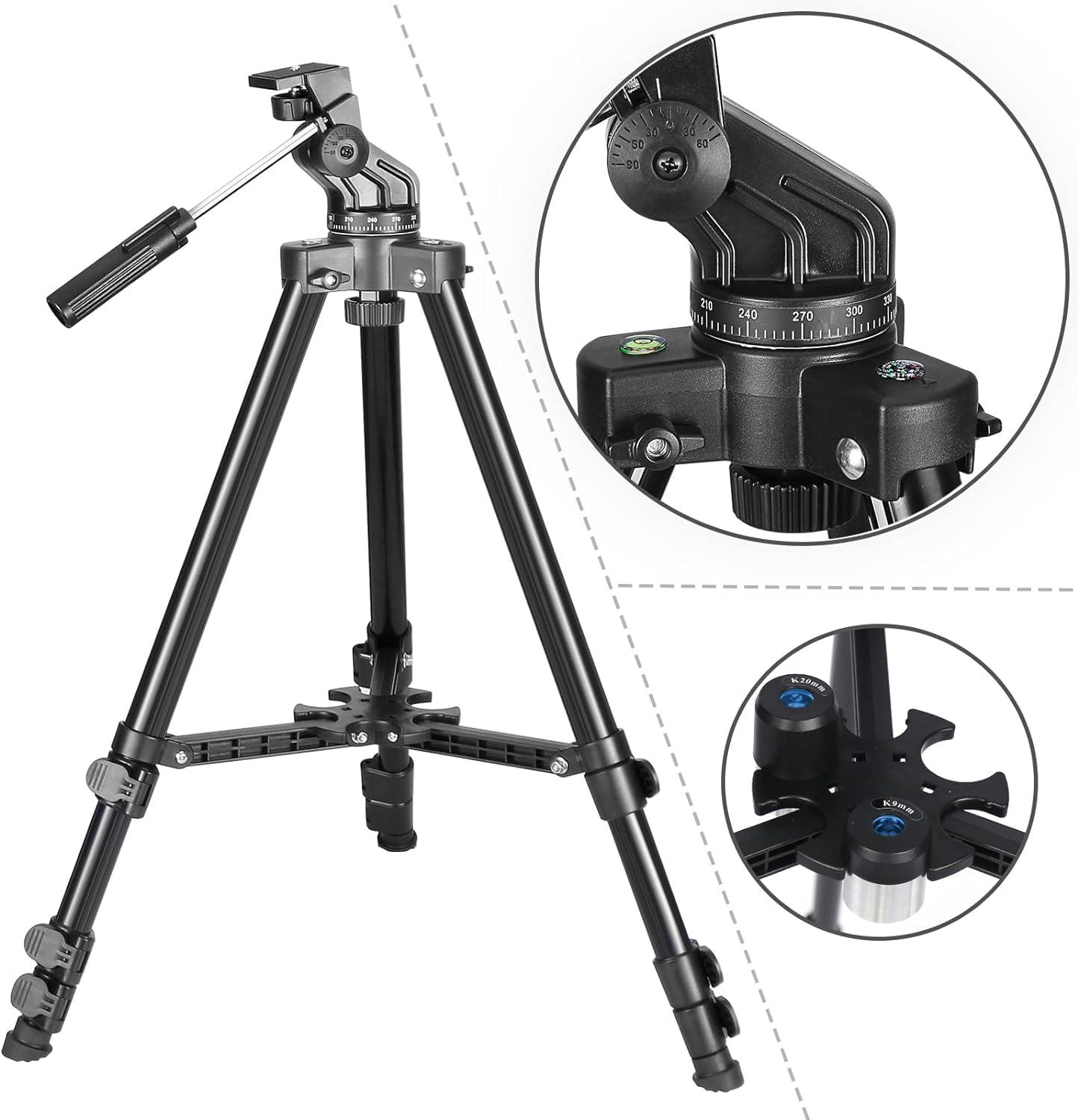 EACONN Telescopes for Adults Astronomy, 80mm Aperture 600mm Refractor Telescope for Kids & Beginners, Compact and Portable Travel Telescopio with Backpack