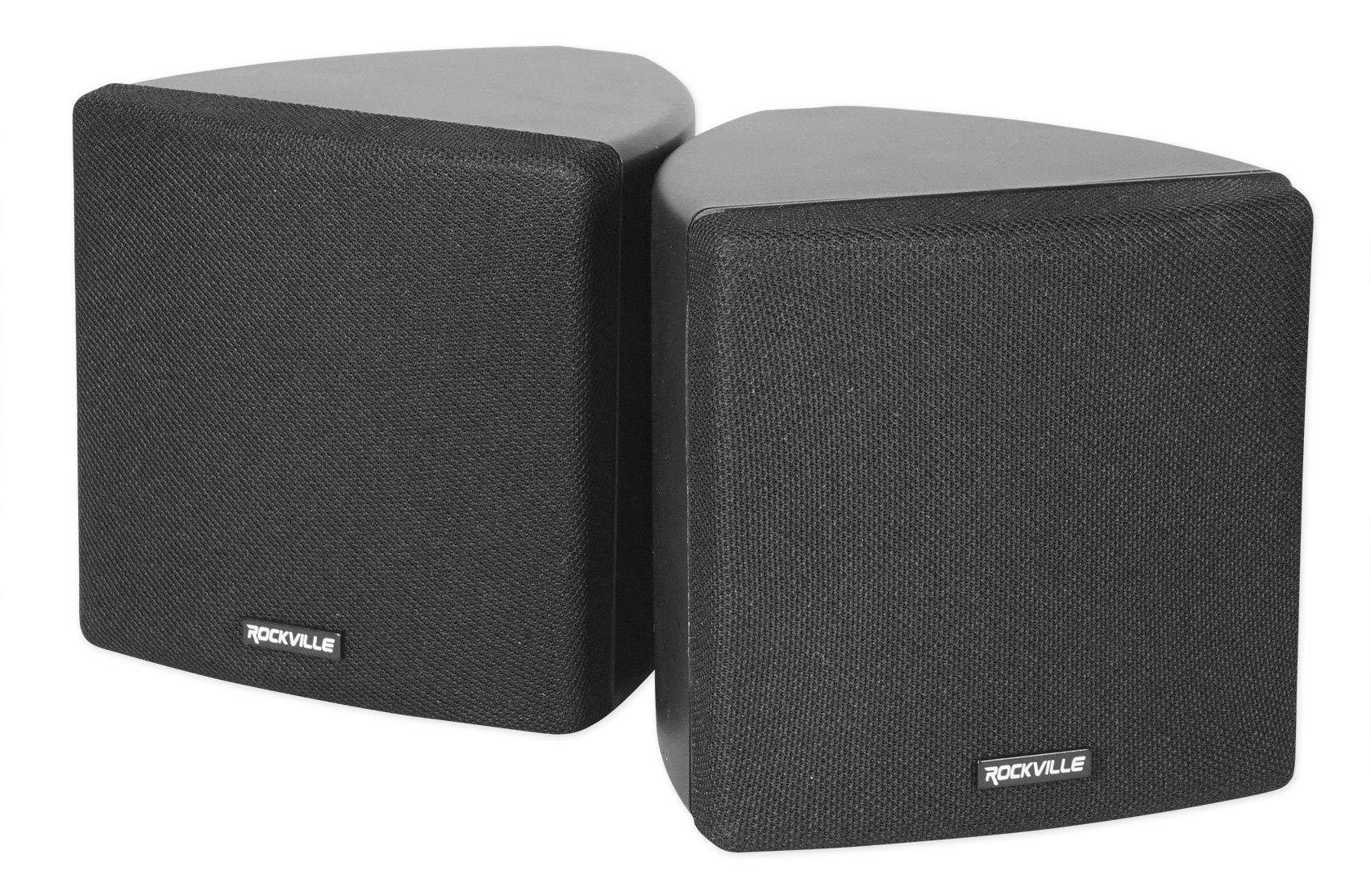 Rockville Rockville Commercial Restaurant Bluetooth Amplifier+10) 3.5" Black Cube Speakers