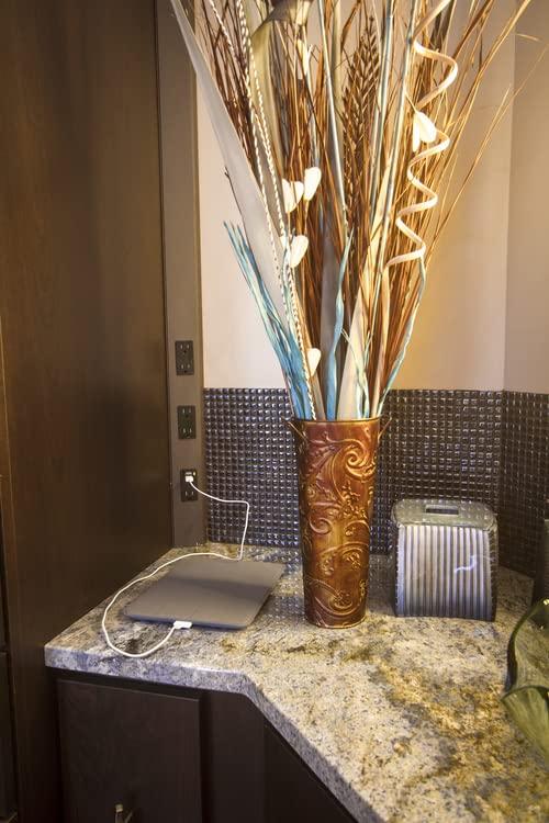 Generic Task Lighting TR Series Angle Power Strip, 24 inch, 2 Dual Receptacles, White