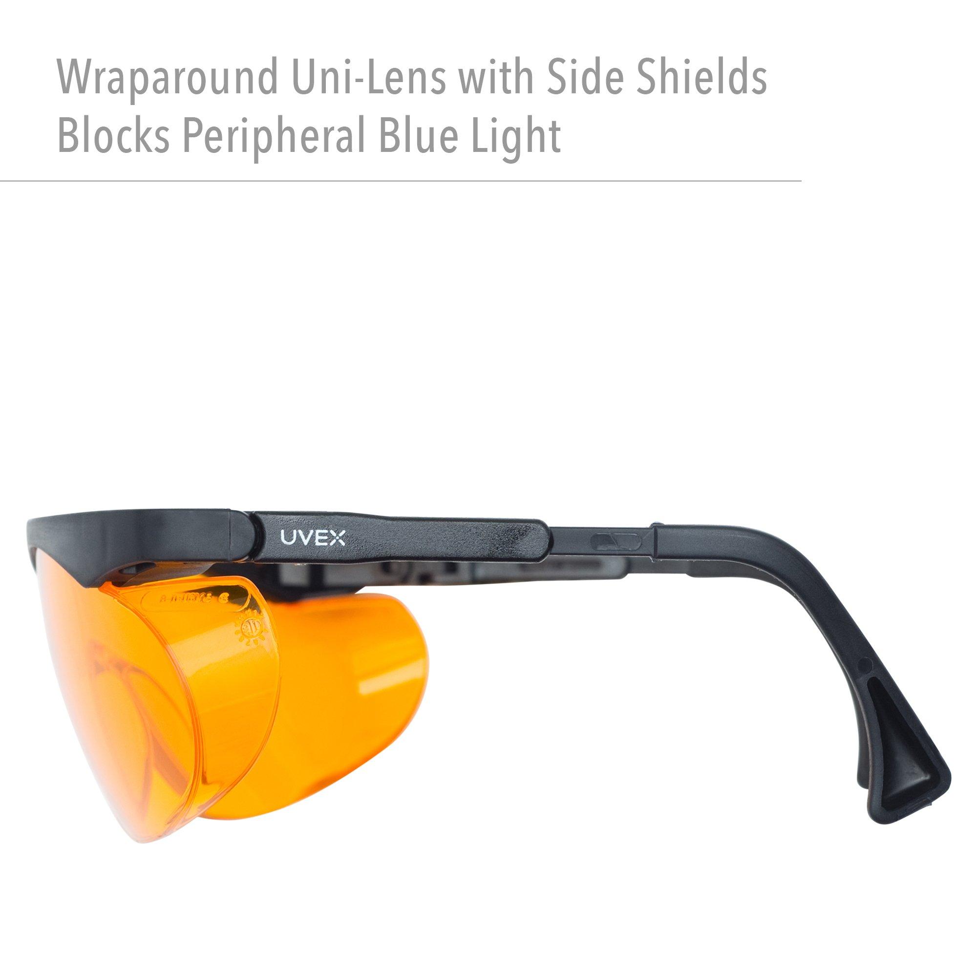 Uvex Honeywell Uvex Ademco Skyper Blue Light Blocking Computer Glasses with SCT-Orange Lens (S1933X)