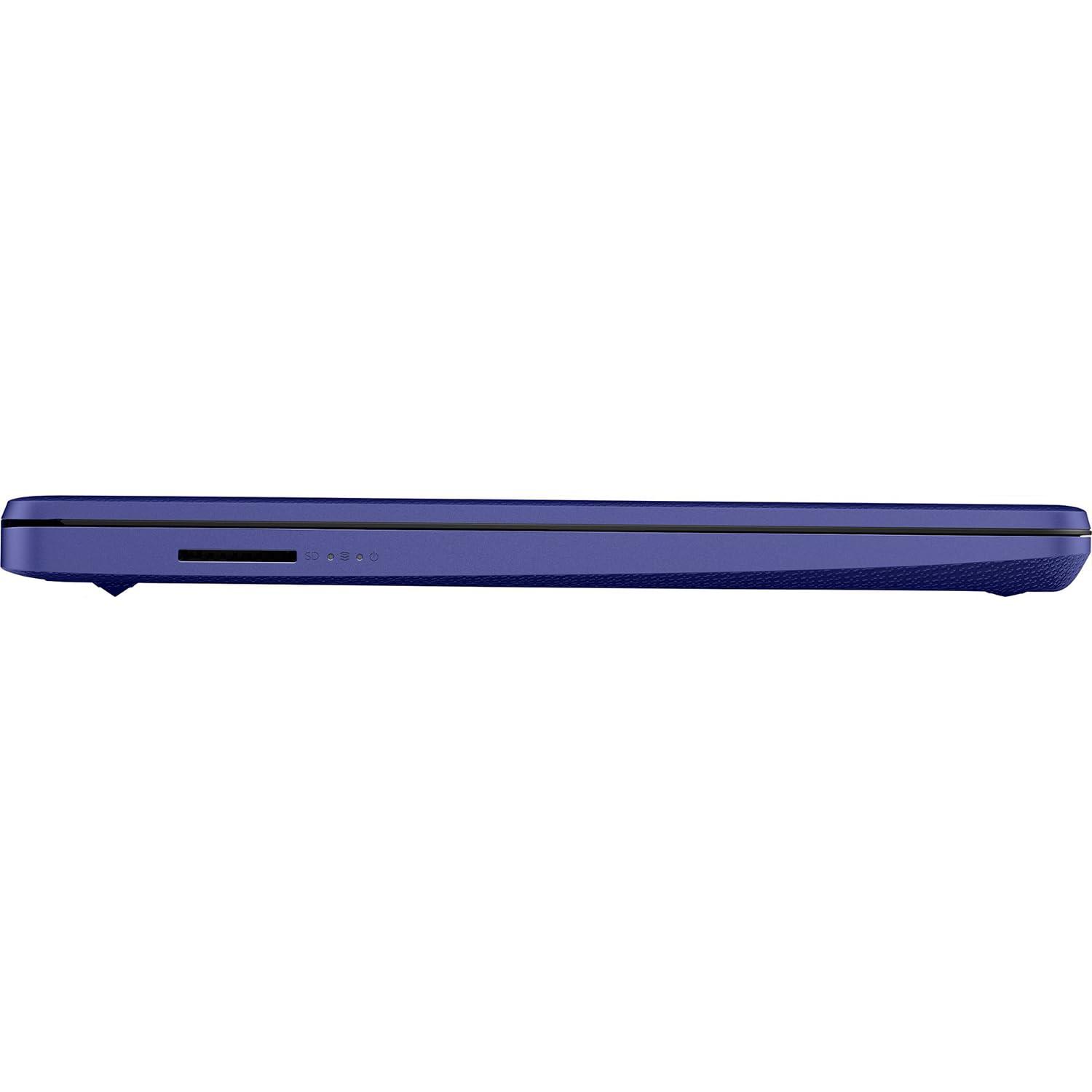 HP HP Portable Laptop, Student and Business, 14" HD Display, Intel Quad-Core N4120, 4GB DDR4 RAM, 64GB eMMC, 1 Year Office 365, Webcam, SD Card Reader, HDMI, Wi-Fi, Windows 11 Home, Blue, KKE Mousepad