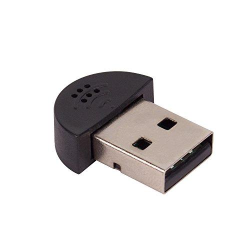 SunFounder SunFounder USB 2.0 Mini Microphone for Raspberry Pi 4 Model B, Module 3B+, 3B 2 Module B & RPi 1 Model B+/B Laptop Desktop PCs Skype VOIP Voice Recognition Software