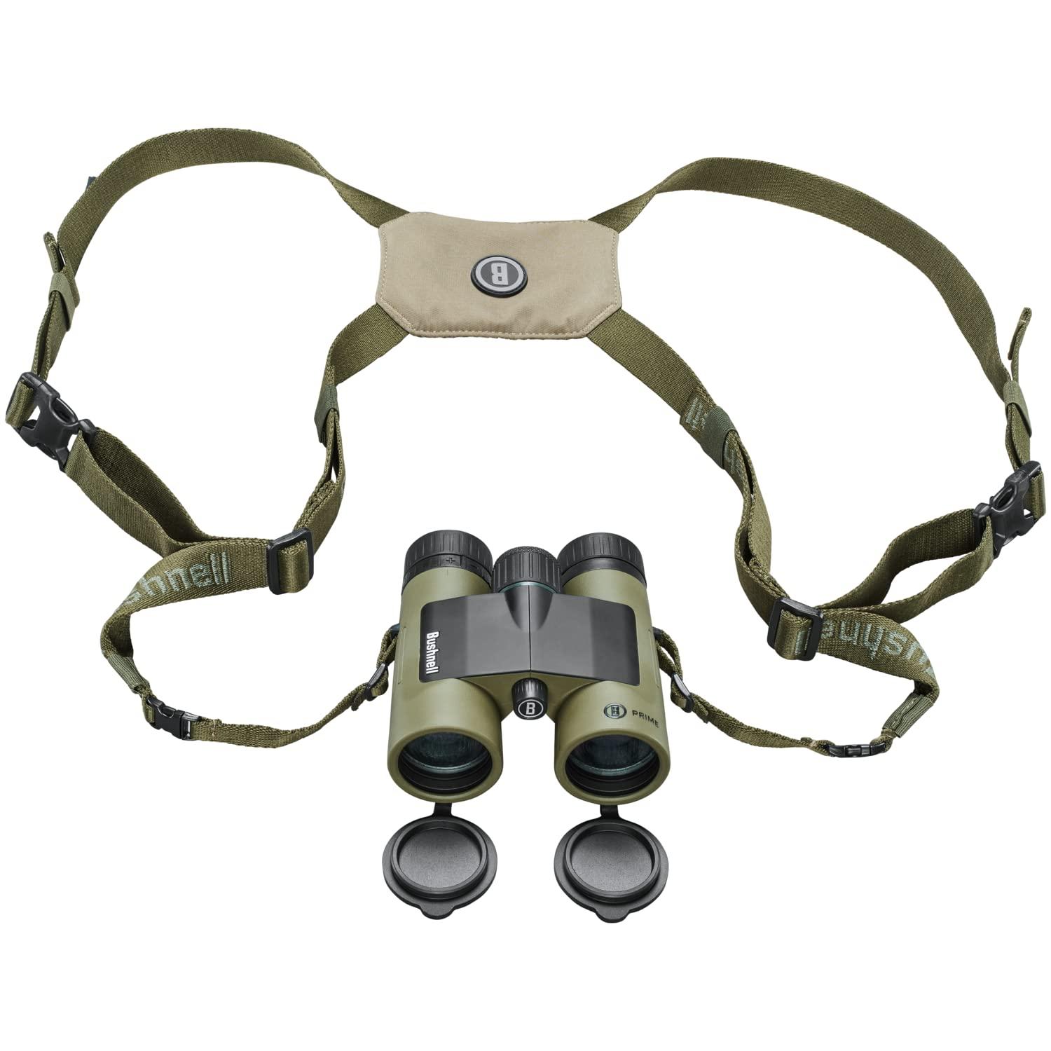 Bushnell Bushnell Prime 10x42 Binocular and Vault Bino Caddy Combination Pack, Waterproof Hunting Binocular with Rugged Binocular Pouch for Hunting, Bird Watching and Hiking