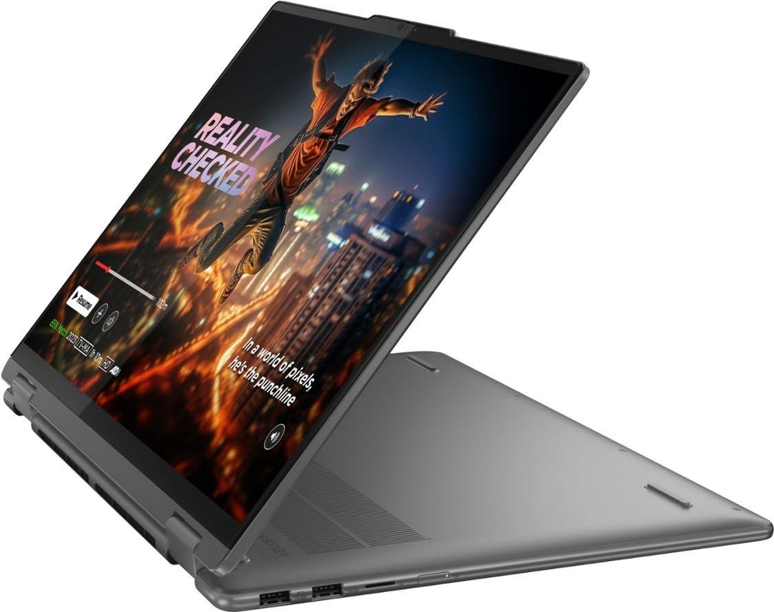 Lenovo Lenovo Yoga 7i 2-in-1 Business Laptop 16.0\" Touch FHD + IPS (Intel Core Ultra 7 155U (Beats i7-1335U), 16GB LPDDR5X, 1TB SSD, Backlit KYB, FP Reader, 2 Thunderbolt 4, Win11H) w/AI Copilot & DKZ Hub
