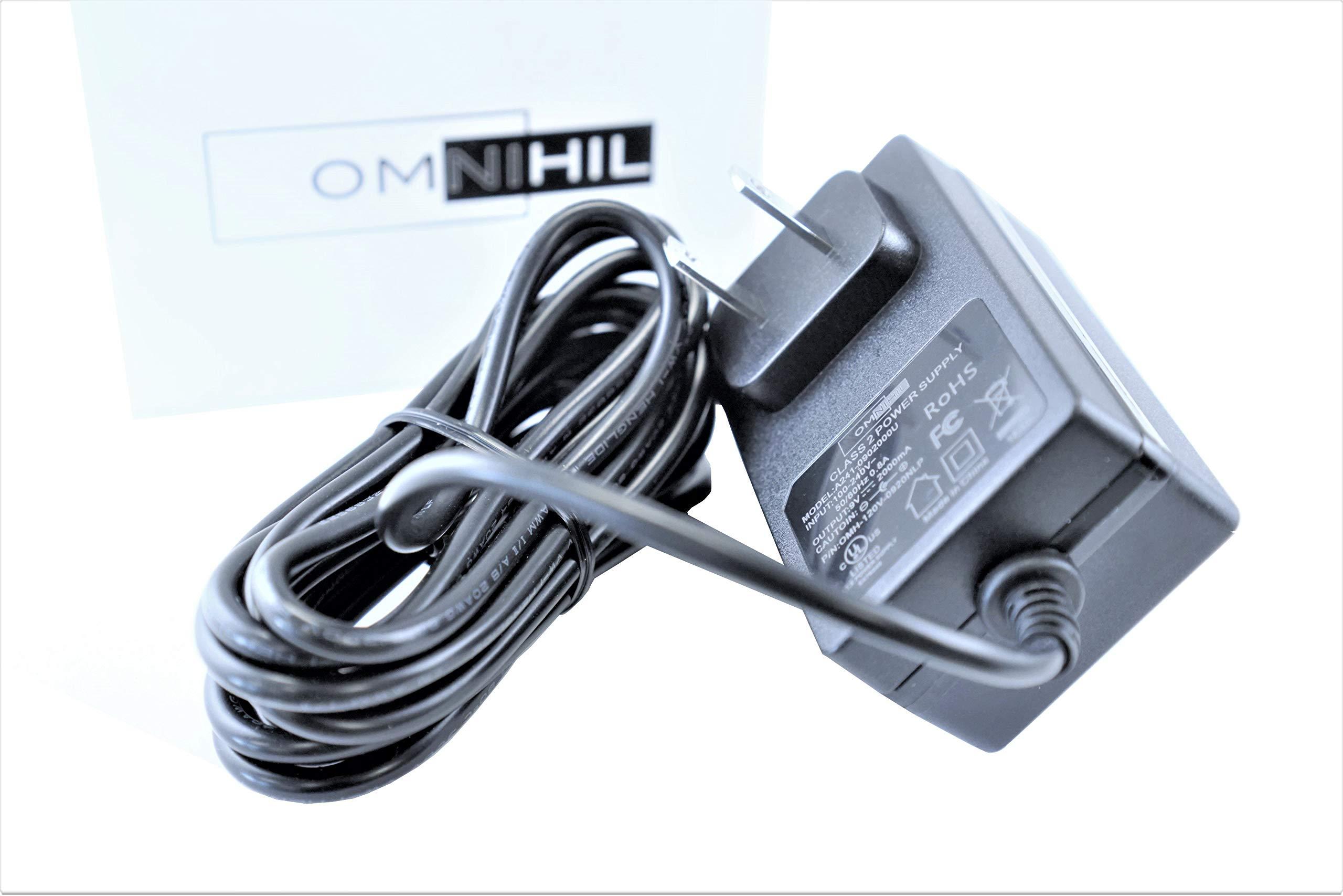 OMNIHIL [UL Listed] OMNIHIL 8 Feet Long AC/DC Adapter Compatible with Best Vision BV-IR140-HD 1000TVL
